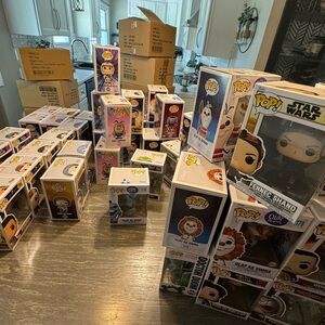 Funko pops . 60qty